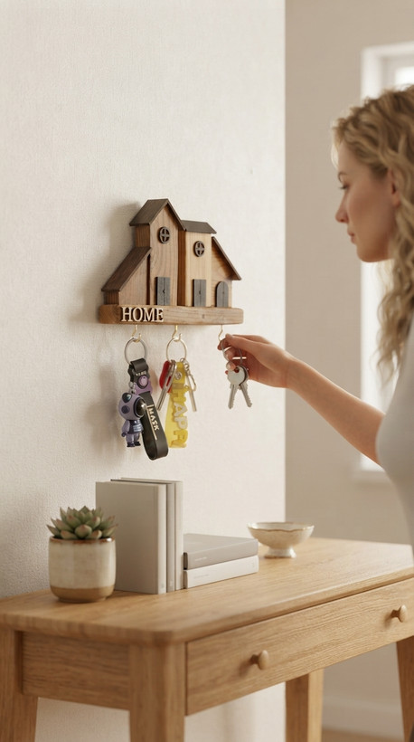 جاکلیدی مدل Home با ساختار کلبه های مختلف